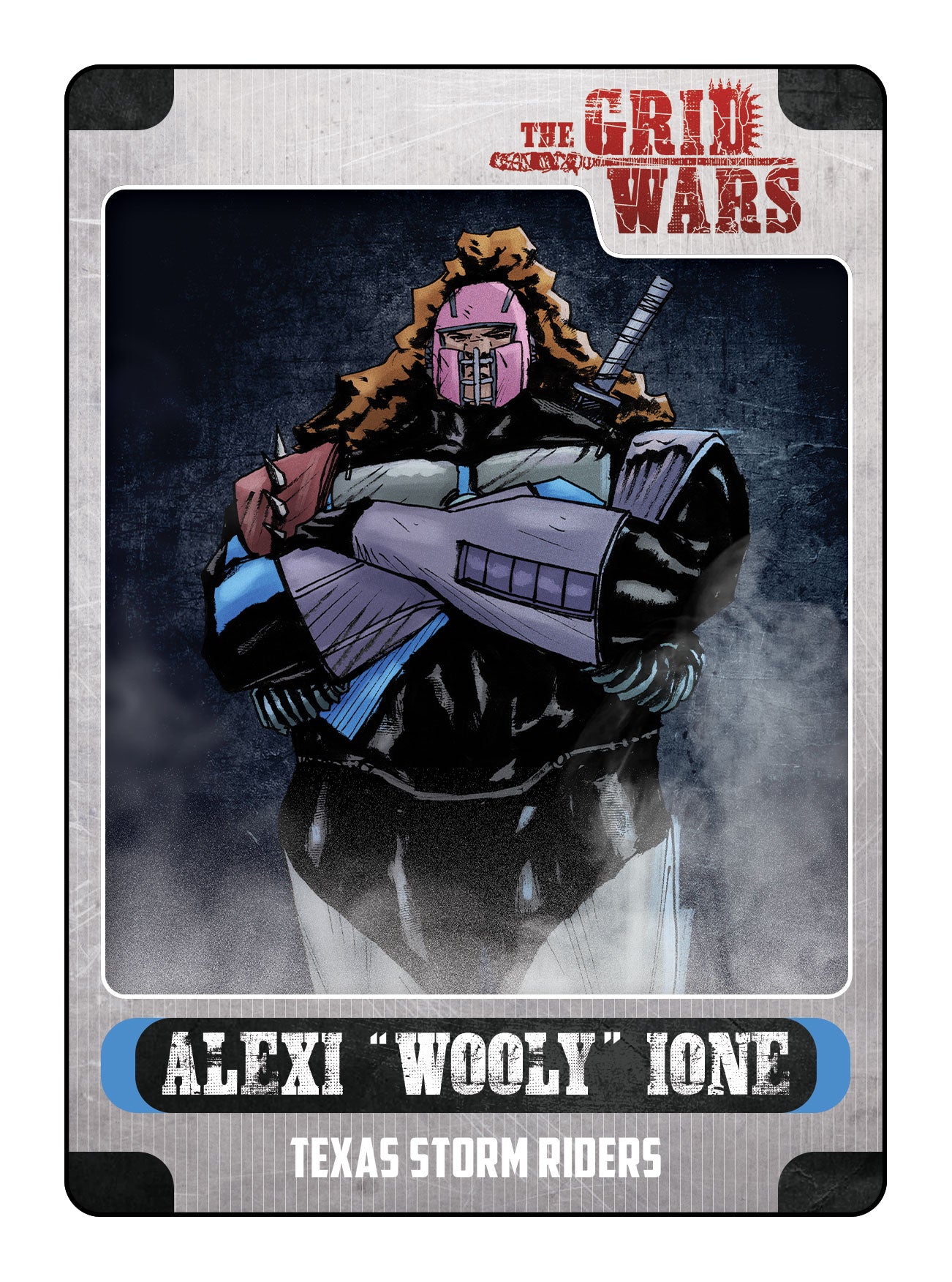 The Grid Wars Trading Card Alexi Front