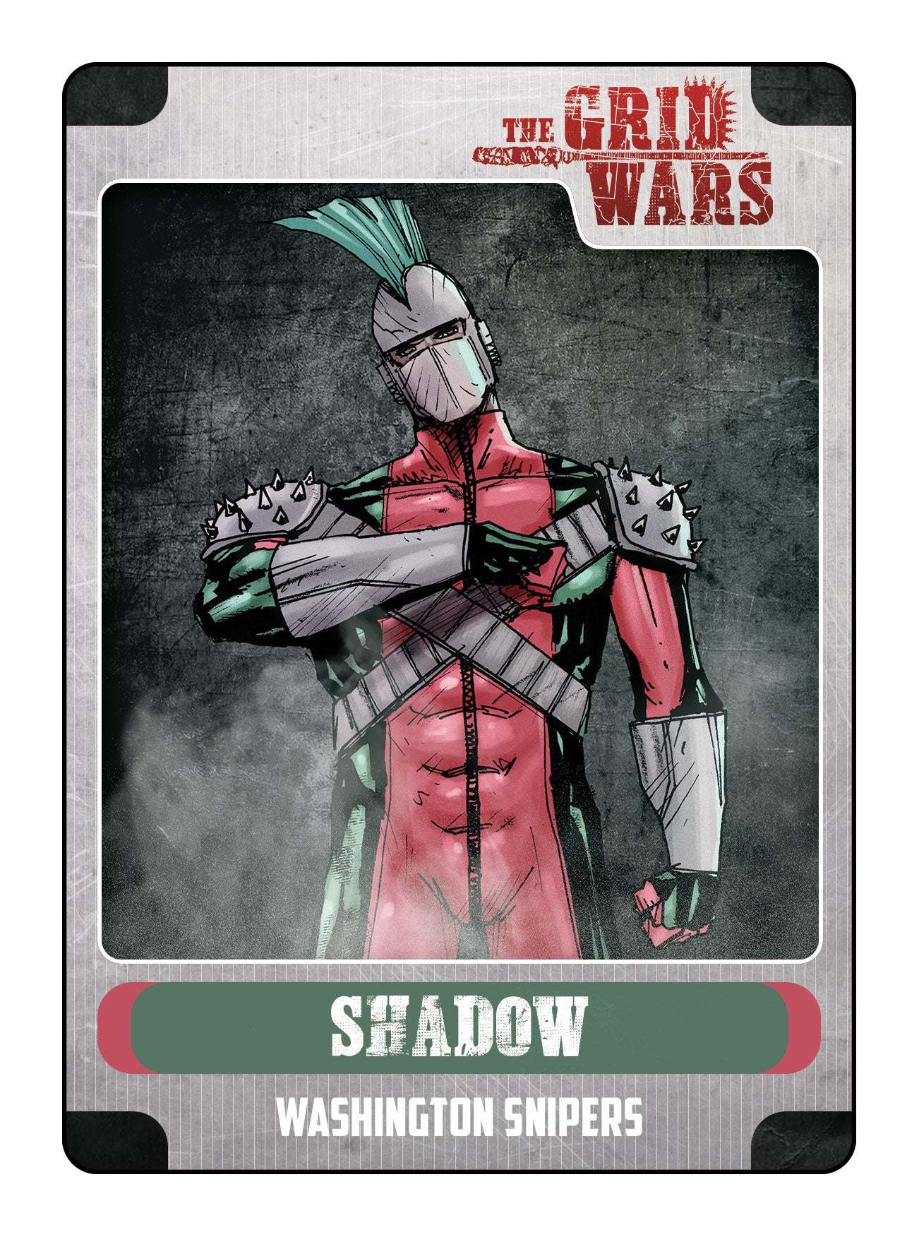 The Grid Wars Trading Card Shadow Front